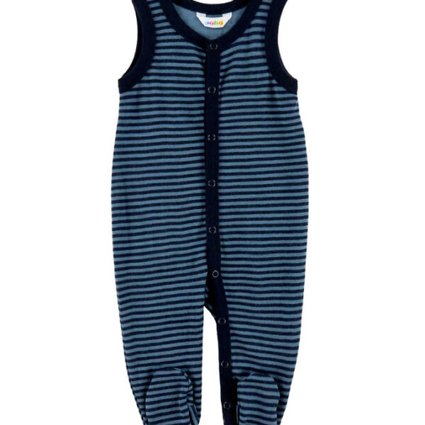 Joha Sparkedragt - Uld - Blå m. Striber