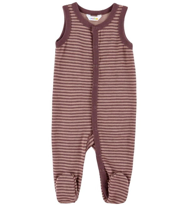 Joha Sparkedragt - Uld - Rose m. Striber