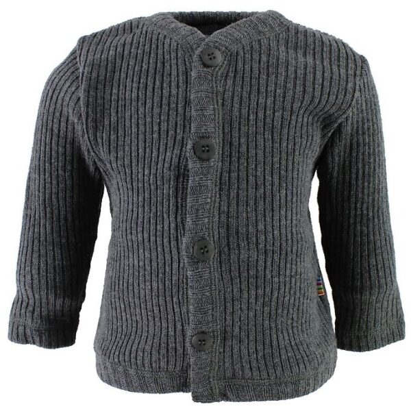Joha Strik Cardigan - Uld - Koksgrå