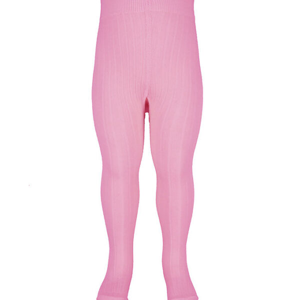 Joha Strømpebukser - Rib - Uld - Rosa