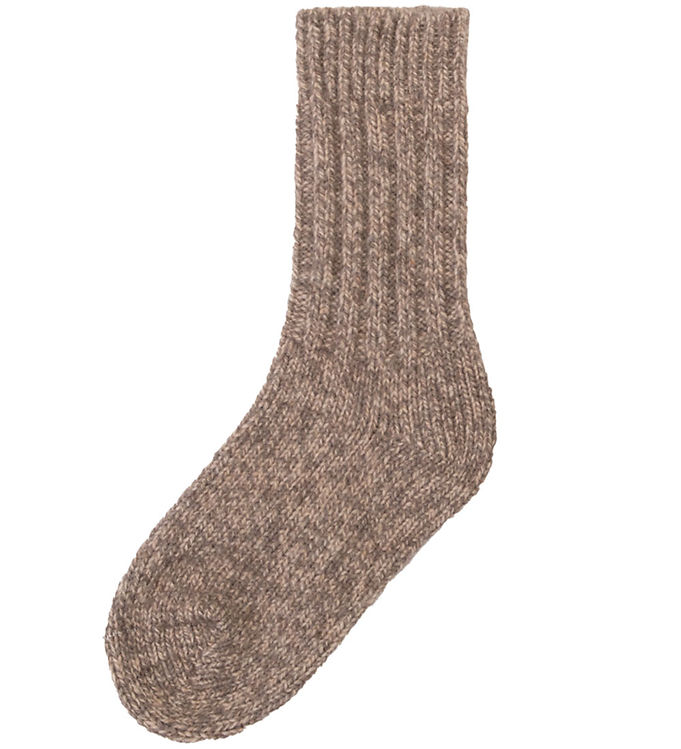 Joha Strømper - Uld - Strik - Brown/Melange