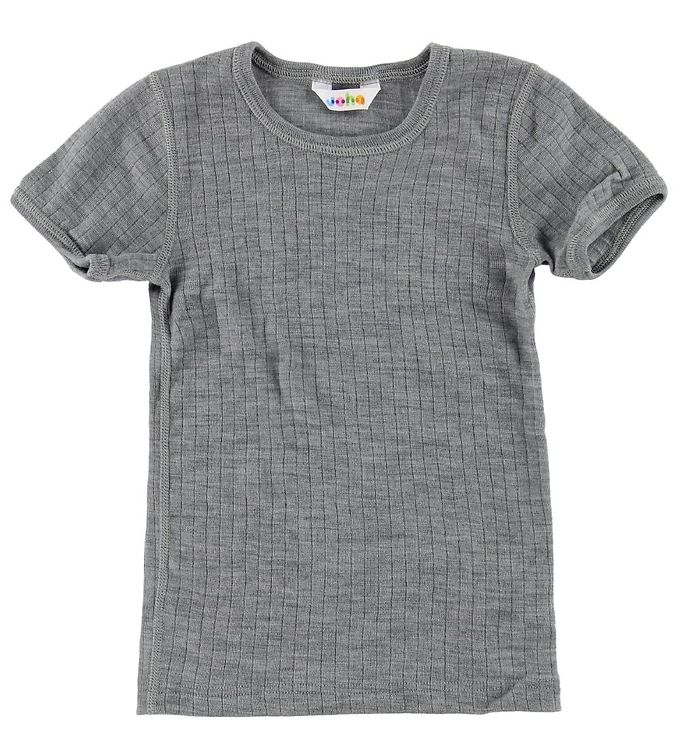 Joha T-Shirt - Uld - Gråmeleret