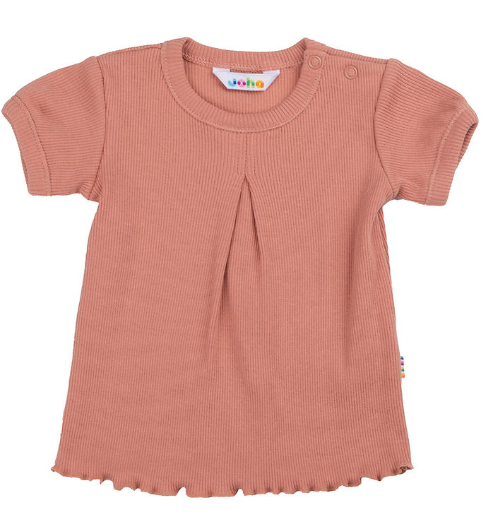 Joha T-shirt - A-Shape - Rib - Laks
