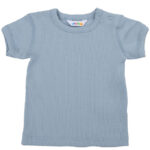 Joha T-shirt - Rib - Støvet Blå