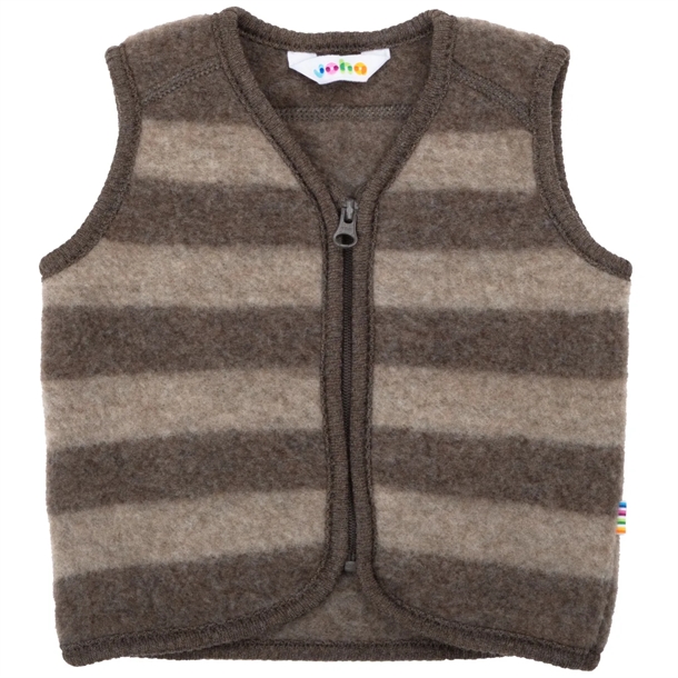 Joha Uld Vest - Brun Joha Uld Vest - Brun