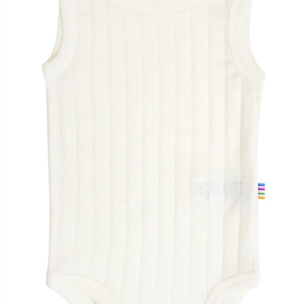 Joha Uld/Silke Body uden ærmer - Natur Hvid
