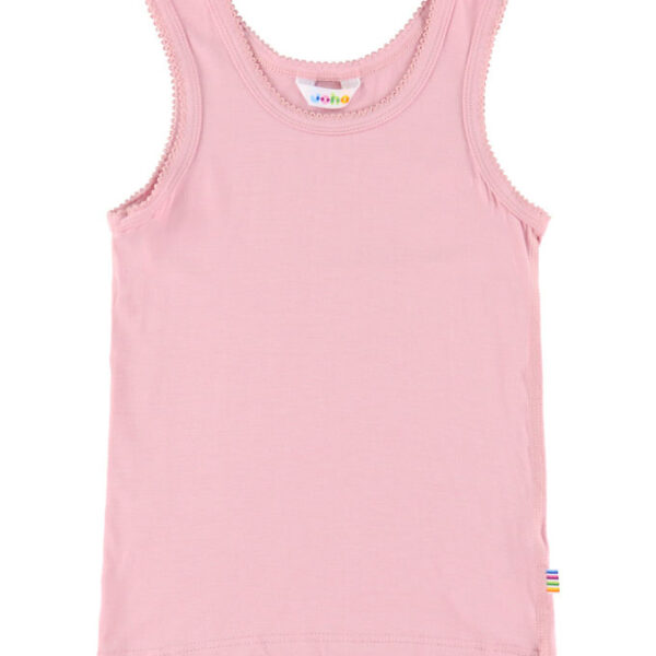 Joha Undertrøje - Bambus - Lyserød m. Blonder Joha Undertrøje - Bambus - Lyserød m. Blonder
