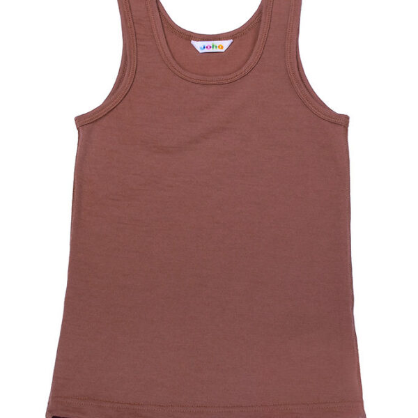 Joha Undertrøje - Uld - Rød/Brun