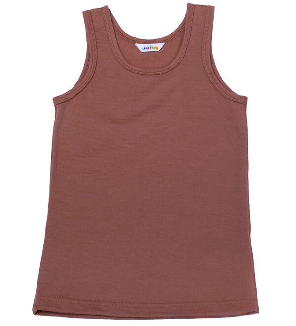 Joha Undertrøje - Uld - Rød/Brun Joha Undertrøje - Uld - Rød/Brun