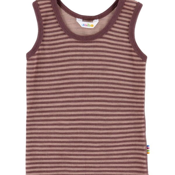 Joha Undertrøje - Uld - Rose m. Striber Joha Undertrøje - Uld - Rose m. Striber