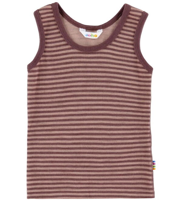 Joha Undertrøje - Uld - Rose m. Striber Joha Undertrøje - Uld - Rose m. Striber