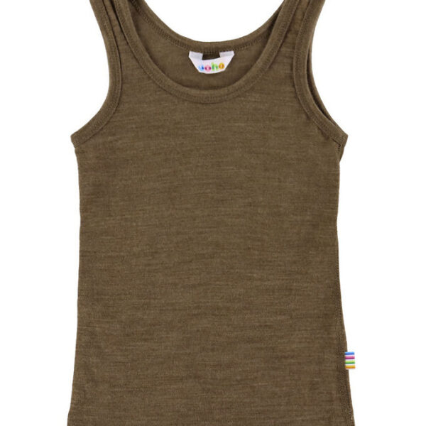 Joha Undertrøje - Uld/Silke - Brun Meleret