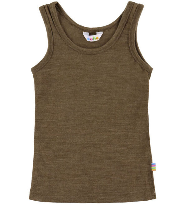 Joha Undertrøje - Uld/Silke - Brun Meleret