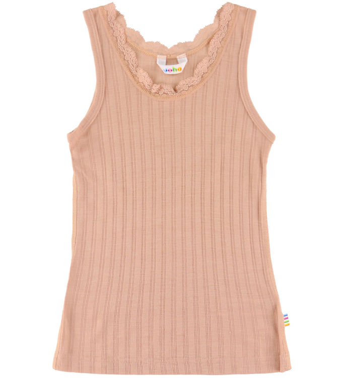 Joha Undertrøje - Uld/Silke - Fersken