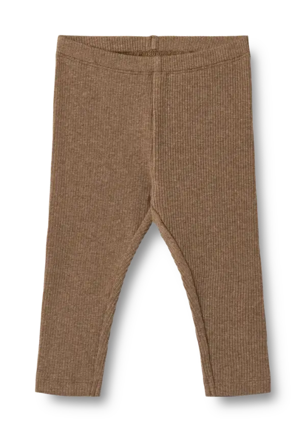 Jules Jersey Leggings - Coffee melange - 12 MDR.