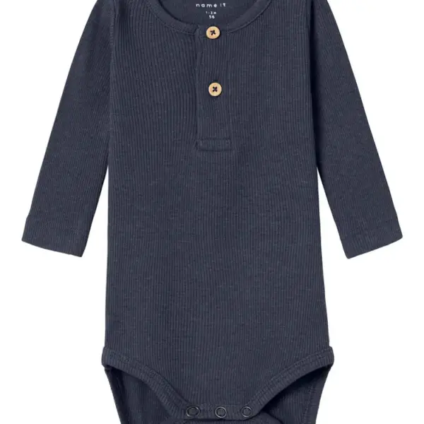 Kab langærmet body NOOS - dark sapphire - 50