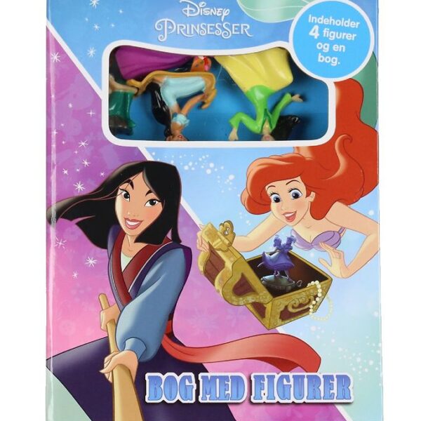 Karrusel Forlag Bog - Disney Prinsesser - 4 Figurer Og Bog