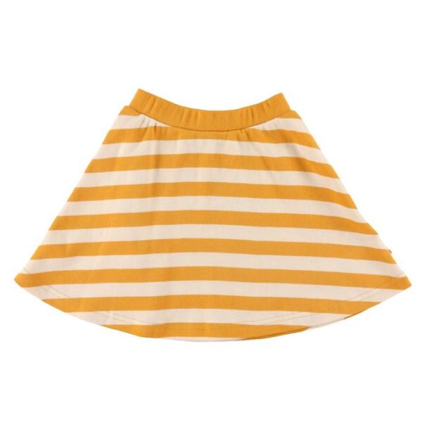 Katvig Nederdel - Gul/Hvid Stribet