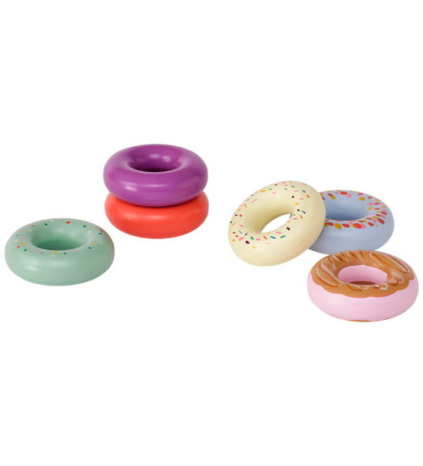 Kids Concept Donuts - 6 stk. - Træ Kids Concept Donuts - 6 stk. - Træ