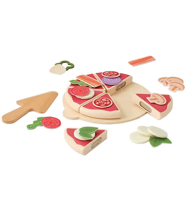 Kids Concept Pizza Kit - Træ - Kid's HUB Kids Concept Pizza Kit - Træ - Kid's HUB