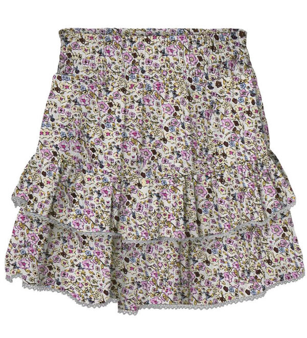 Kids Only Nederdel - KogGlow - Cloud Dancer/Ditsy Flowers Kids Only Nederdel - KogGlow - Cloud Dancer/Ditsy Flowers