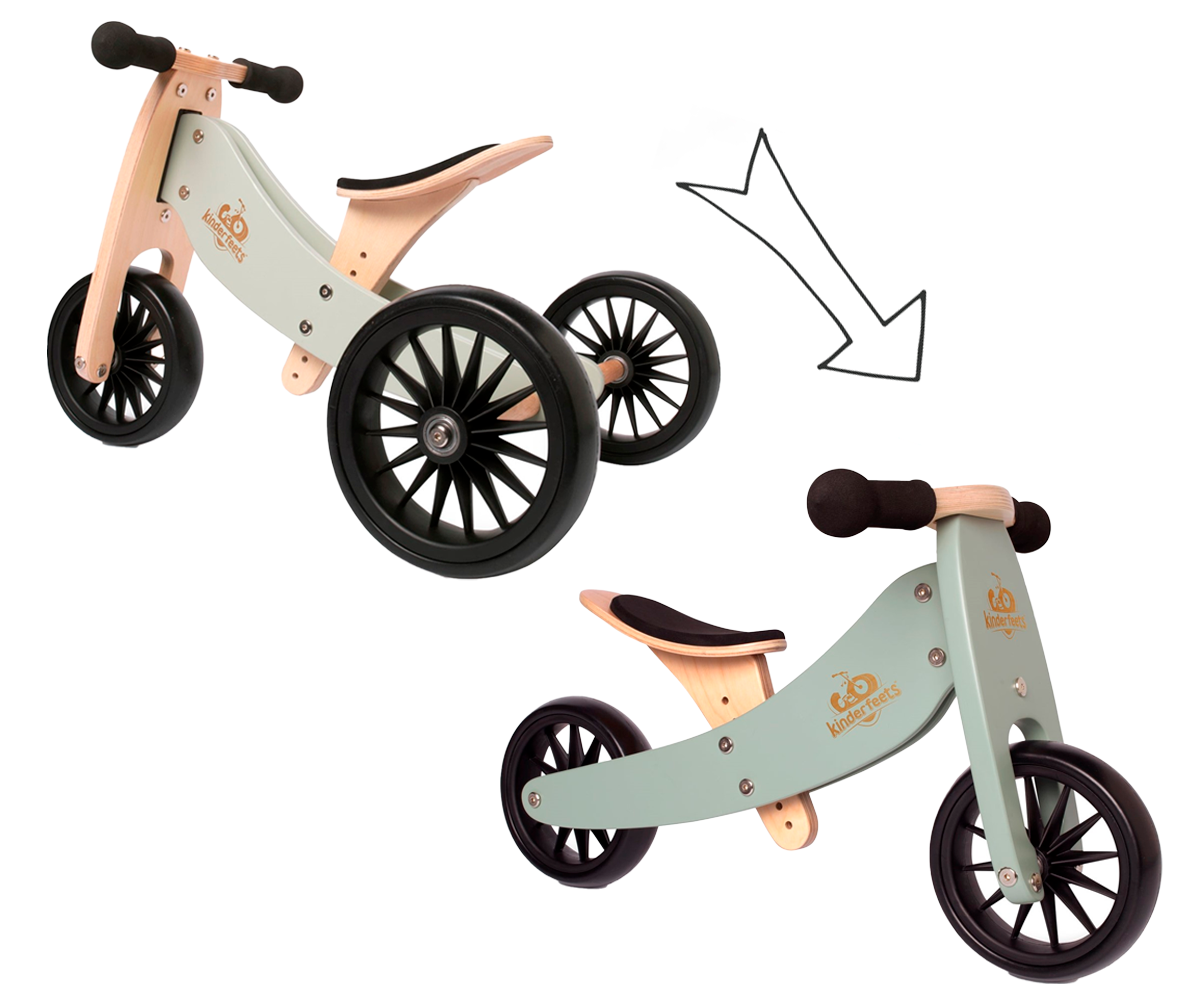 Kinderfeets | Løbecykel - Tiny Tot 2-i-1 Plus, Grøn Kinderfeets | Løbecykel - Tiny Tot 2-i-1 Plus, Grøn