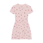 Kjole m. Print - Peach Blush - 98