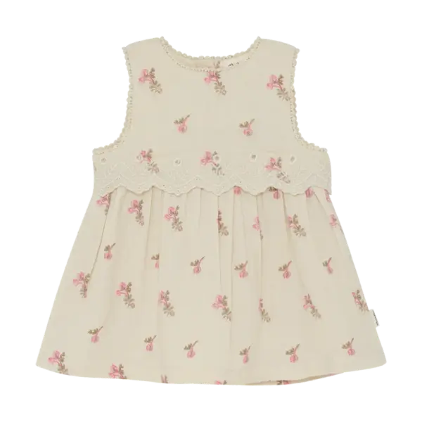 Kjole m. Print - White Swan - 68