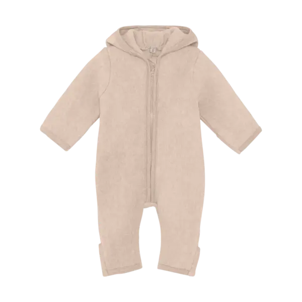Køredragt m. Ører - Fleece - Camel Melange - 56