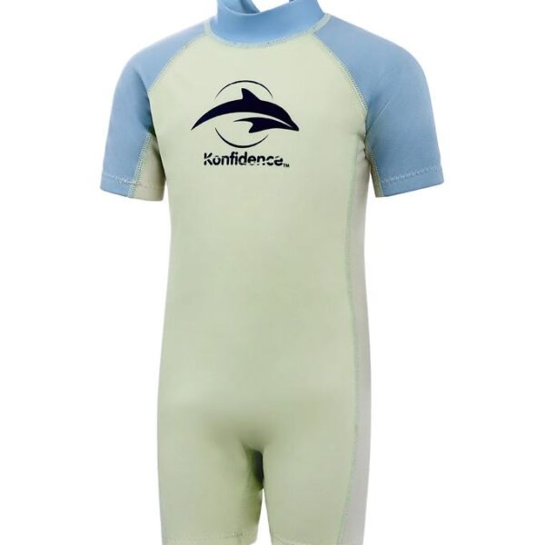 Konfidence Badeheldragt - UV50+ - Blå/Grøn/Grå