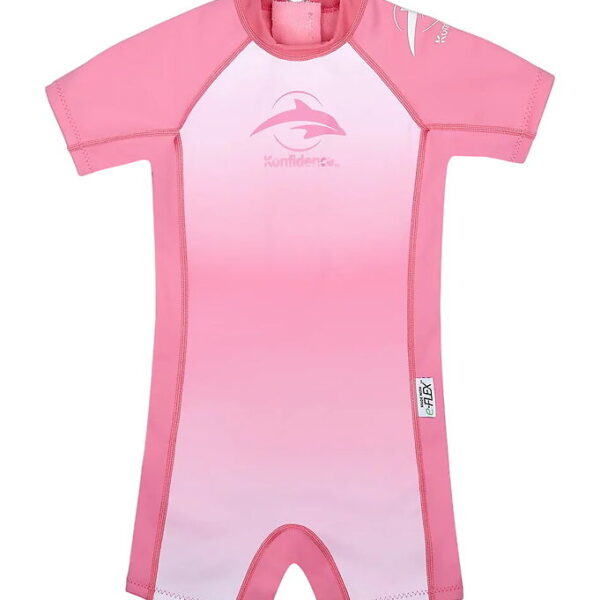 Konfidence Badeheldragt - UV50+ - E-Flex - Breton Pink