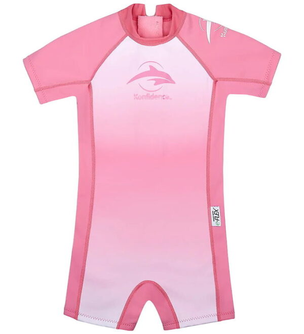 Konfidence Badeheldragt - UV50+ - E-Flex - Breton Pink