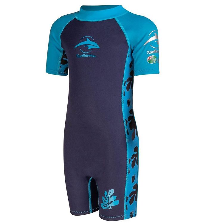 Konfidence Badeheldragt - UV50+ - Palm Maui Blue Konfidence Badeheldragt - UV50+ - Palm Maui Blue