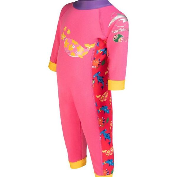 Konfidence Badeheldragt - UV50+ - Pink/Yellow Joni