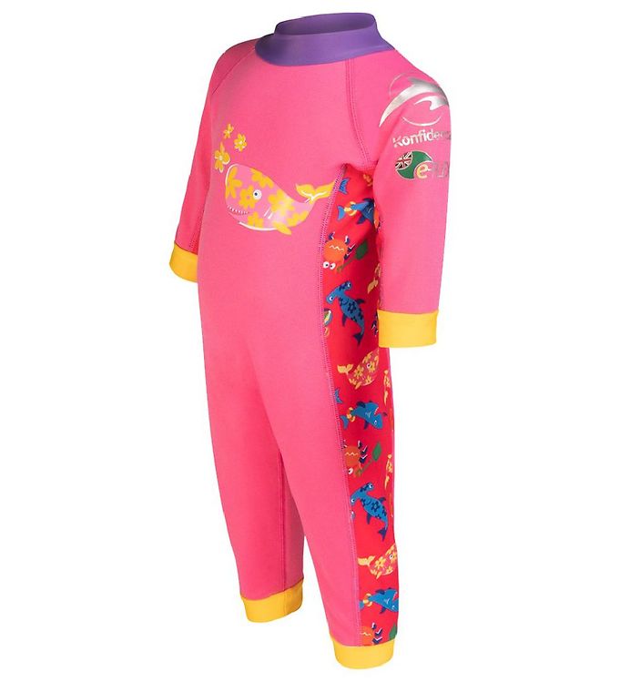 Konfidence Badeheldragt - UV50+ - Pink/Yellow Joni Konfidence Badeheldragt - UV50+ - Pink/Yellow Joni