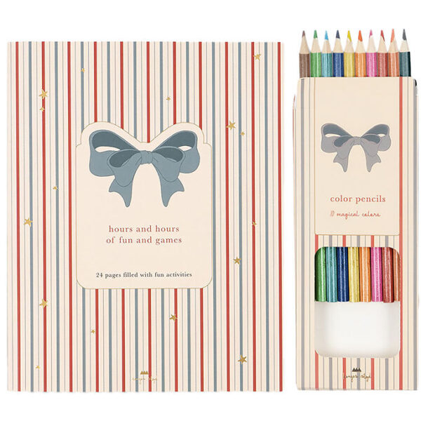 Konges Sløjd Aktivitetsbog m. Farveblyanter - Multi