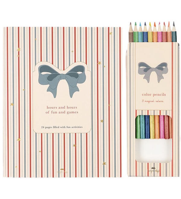 Konges Sløjd Aktivitetsbog m. Farveblyanter - Multi