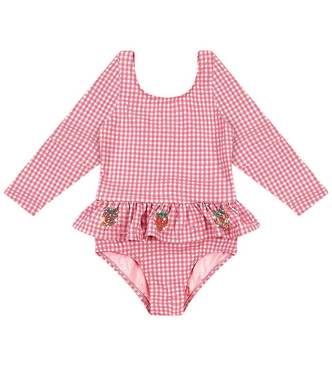 Konges Sløjd Badedragt - Etta - UV40+ - Geranium Pink Konges Sløjd Badedragt - Etta - UV40+ - Geranium Pink