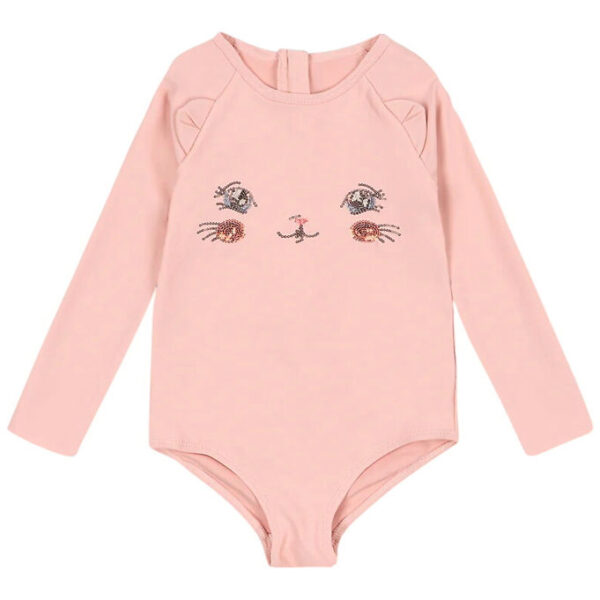 Konges Sløjd Badedragt - Kitty - UV40+ - Powder Pink Konges Sløjd Badedragt - Kitty - UV40+ - Powder Pink