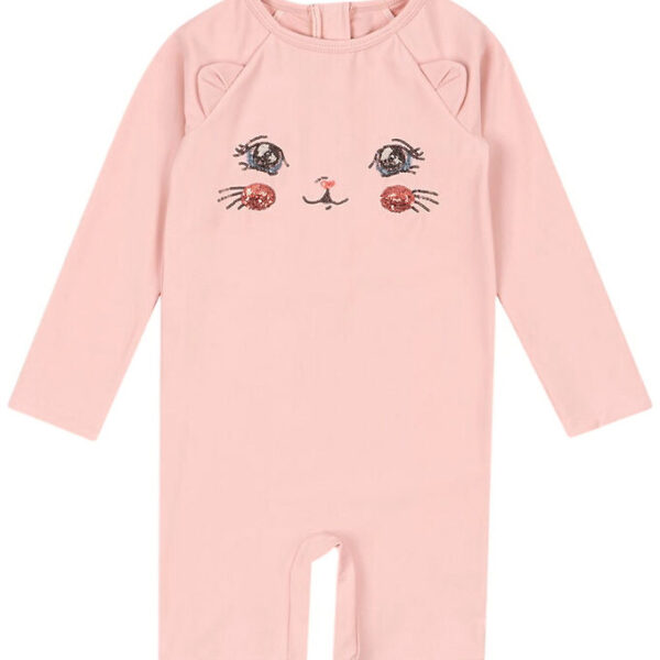 Konges Sløjd Badeheldragt - UV40+ - Kitty - Powder Pink