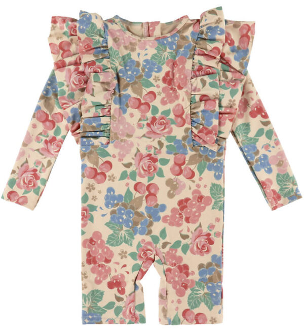 Konges Sløjd Badeheldragt - UV40+ - Manuca Frill - Bloomiegrape