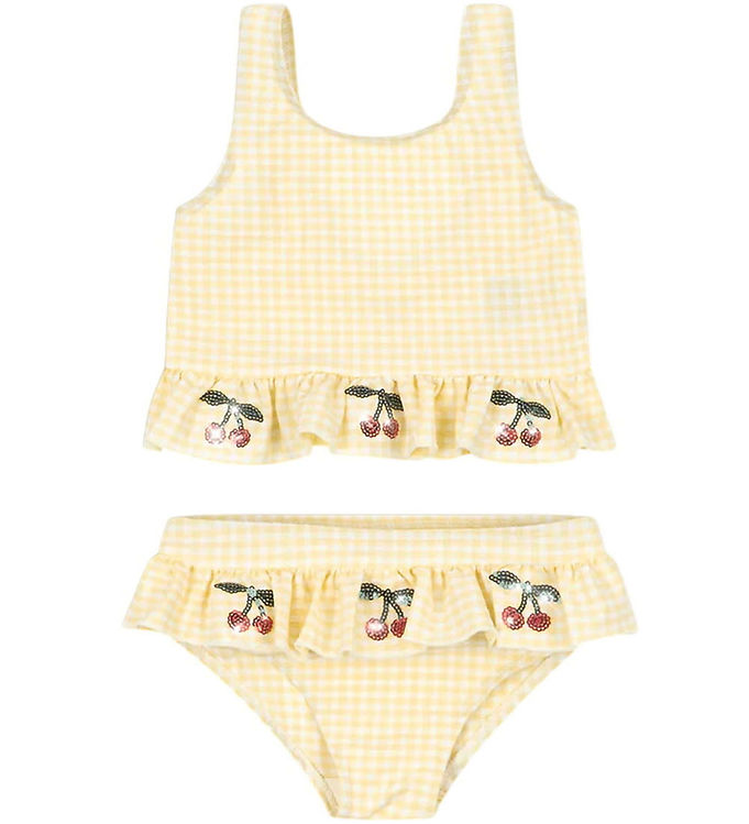 Konges Sløjd Bikini - Etta - Banana Almond Check
