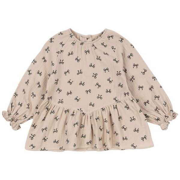 Konges Sløjd Bluse - Musselin - Coco - Bow Magnet