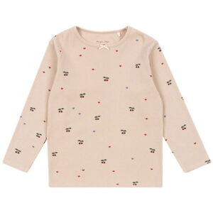 Konges Sløjd Bluse - Rib - Ella - Cherry Coeur Blush