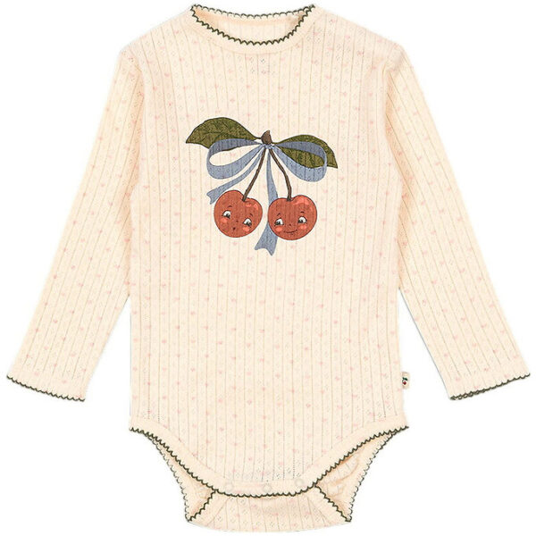 Konges Sløjd Body l/æ - Hulmønster - Minnie - Minnie Coeur