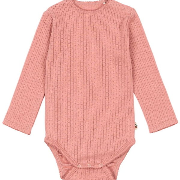 Konges Sløjd Body l/æ - Hulmønster - Minnie - Rosette Konges Sløjd Body l/æ - Hulmønster - Minnie - Rosette