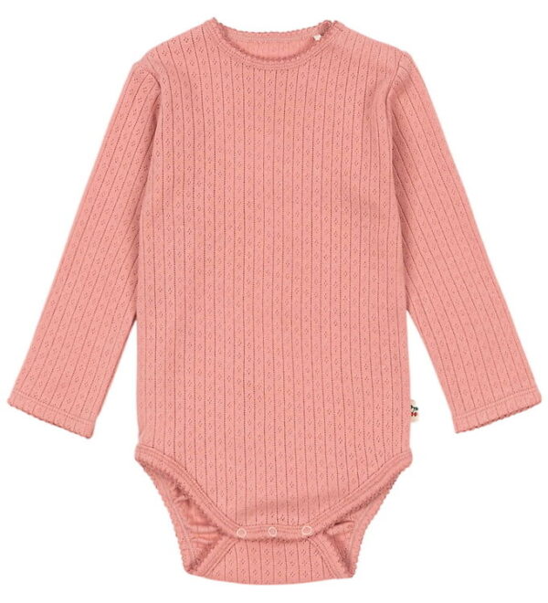 Konges Sløjd Body l/æ - Hulmønster - Minnie - Rosette