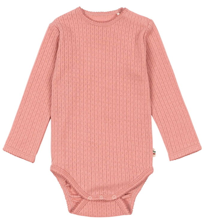 Konges Sløjd Body l/æ - Hulmønster - Minnie - Rosette