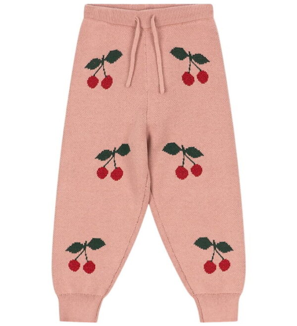 Konges Sløjd Bukser - Strik - Lapis - Cherry