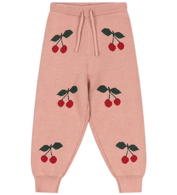 Konges Sløjd Bukser - Strik - Lapis - Cherry